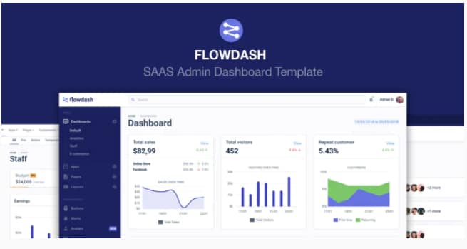 FlowDash - SAAS Admin Dashboard Template