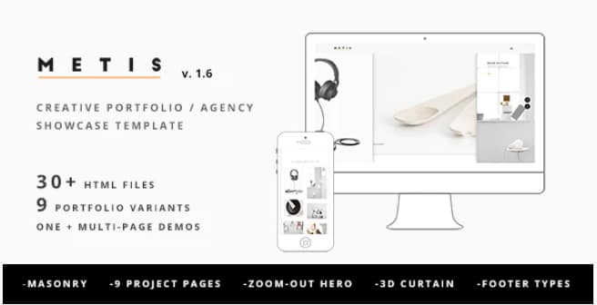 Metis - Creative Portfolio / Agency