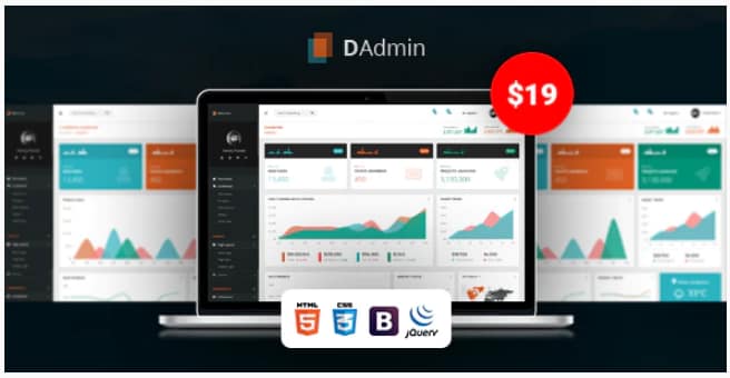 DAdmin - Responsive Bootstrap Admin