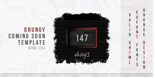 Grungy Coming Soon / Underconstruction