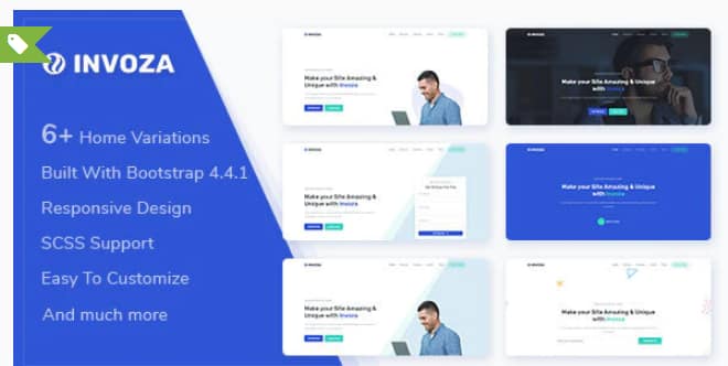 Invoza - Responsive Landing Page