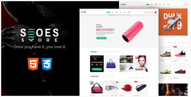 Shoes - eCommerce HTML