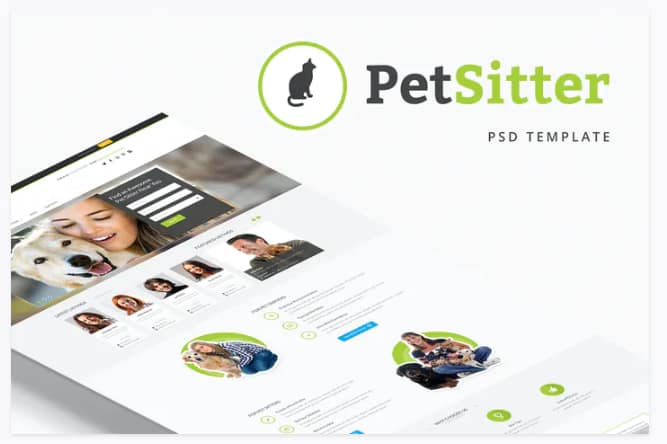 PetSitter - PSD Template