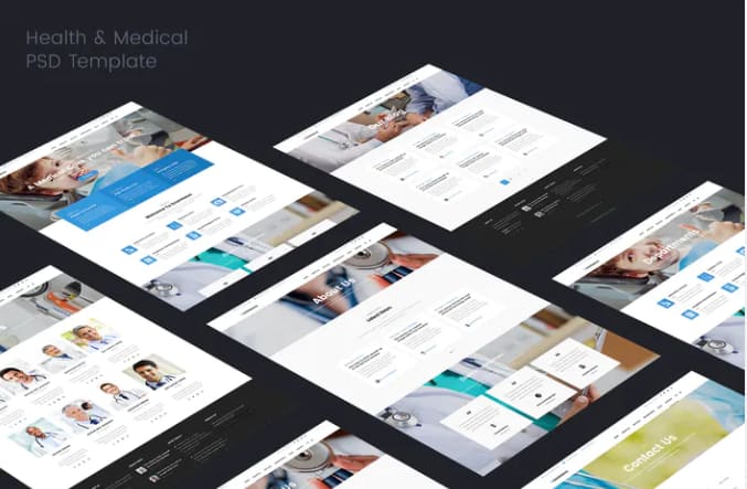 Health & Medical PSD Template