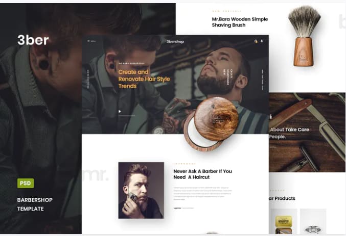 Barbershop-Website-PSD-Template