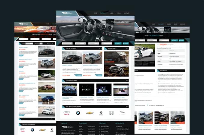 Orthon - Auto Dealer Website PSD Template