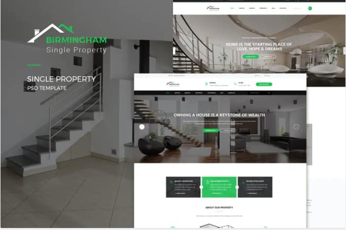 Brimingham : Single Property PSD Template