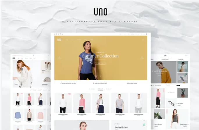 UNO - A Multipurpose Shop PSD Template