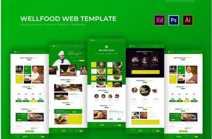 Wellfood - PSD Web Template