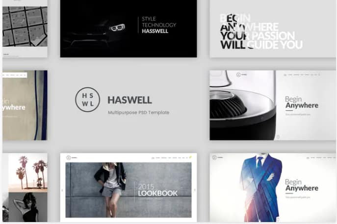 Haswell - Multipurpose PSD Template