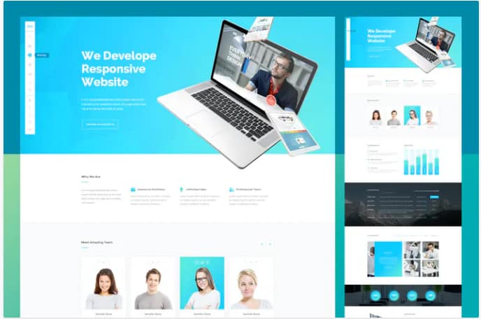Clean Elegant Agency PSD