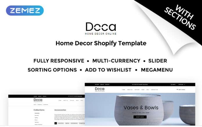 Doca - Home Decor Responsive Shopify Theme