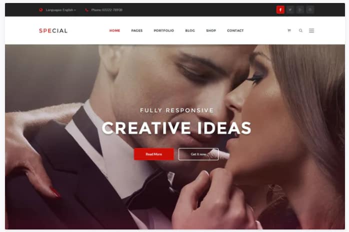 Onepage Business & Corporate Psd Template