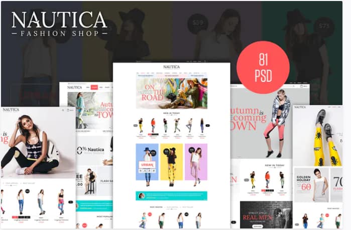 Nautica PSD Template