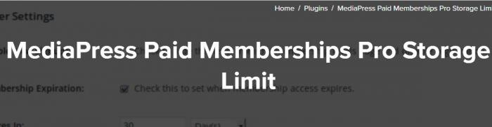 MediaPress Paid Memberships Pro
