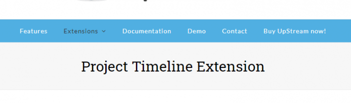 UpStream Project Timeline