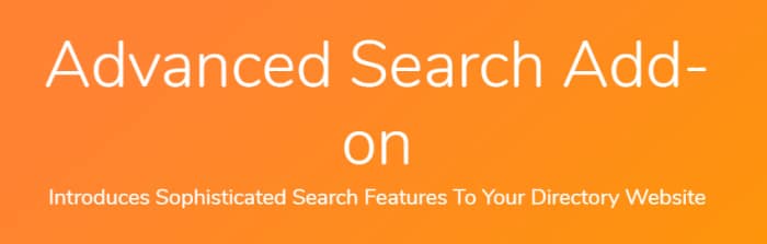 GeoDirectory Advanced Search Filters