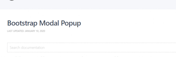 Formidable Bootstrap Modal