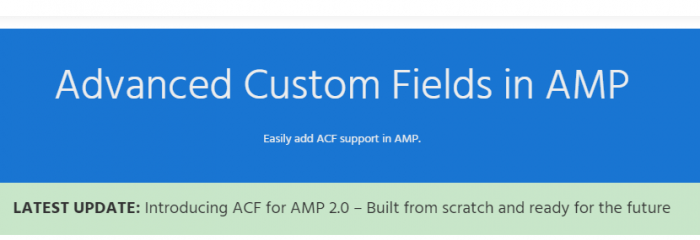 ACF for AMP