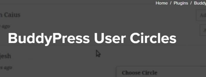 BuddyPress User Circles