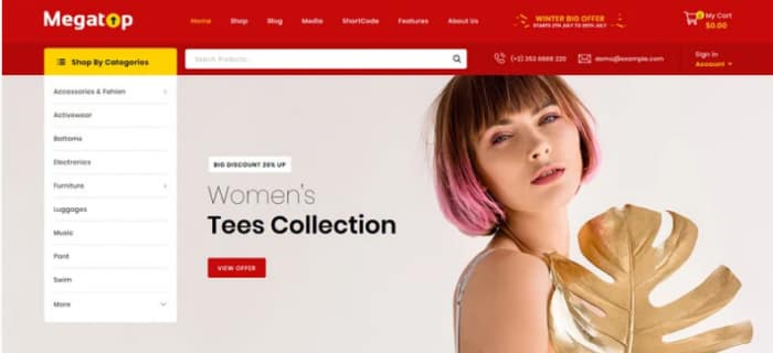 Megatop - Multipurpose Store WooCommerce