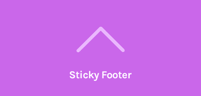 OceanWP Sticky Footer Addon