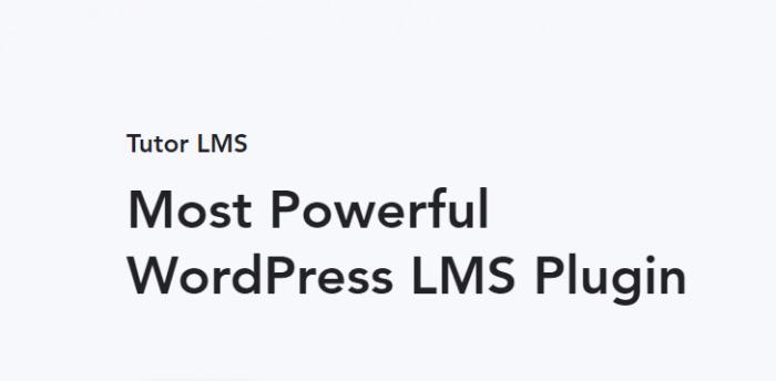 Tutor LMS Pro