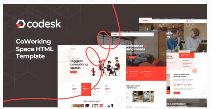 Codesk - Coworking Space HTML