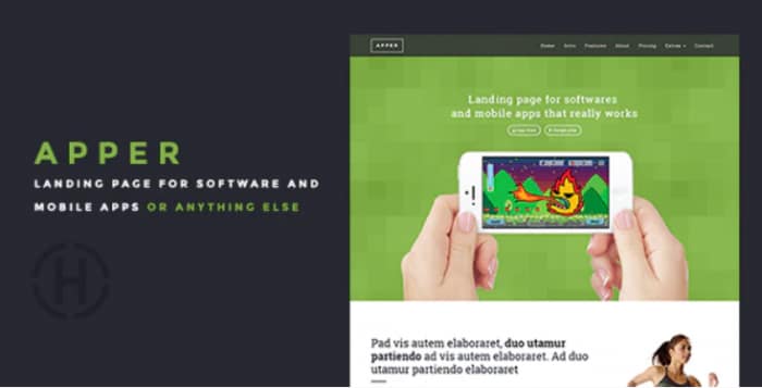 Apper - Landing Page
