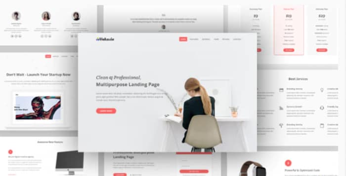 Vakavia - Multipurpose Landing Page