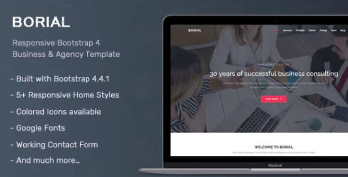 Borial - Business & Agency Template
