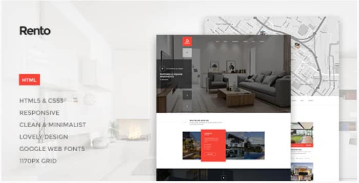 Rento - Real Estate HTML Theme
