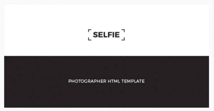 SELFIE : Personal Photographer HTML Template