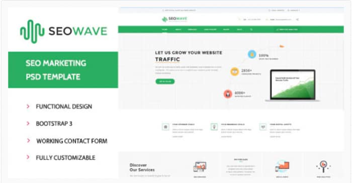 Seo Wave - Marketing HTML Template