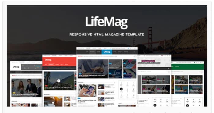 LifeMag - Responsive HTML Magazine Template