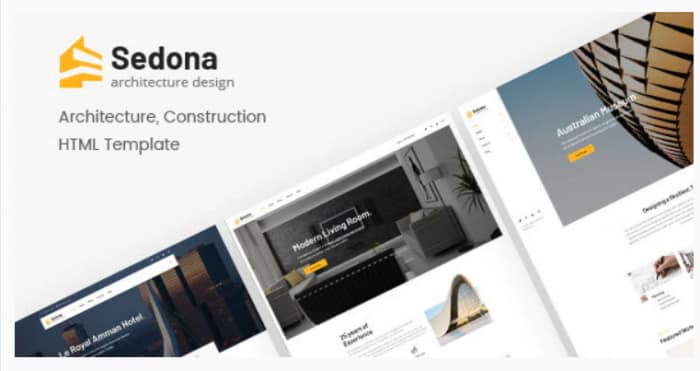 Sedona - Architecture & Construction HTML Template
