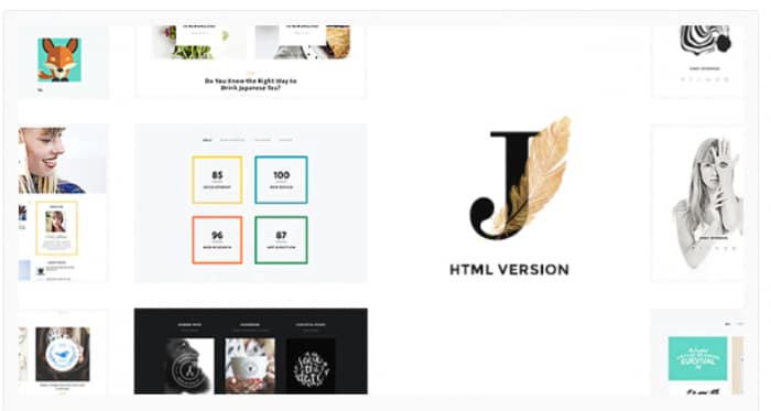Cindy J - Creative Portfolio / Blog / CV HTML Theme