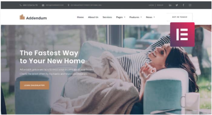 Addendum - Mortgage Company Elementor