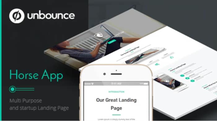 Horse App - Unbounce Landing