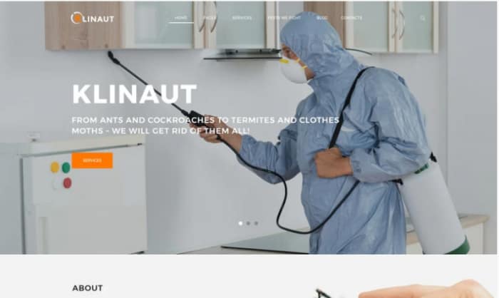 Klinaut - Pest Control WordPress