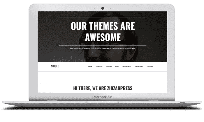ZigZagPress Single WordPress Theme
