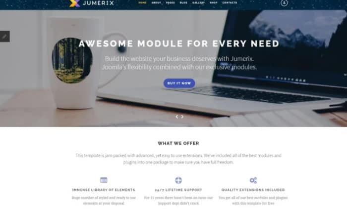 Jumerix - Multipurpose Joomla Template