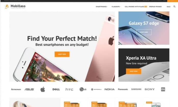 Mobillaso - Mobile Store Responsive Magento Theme