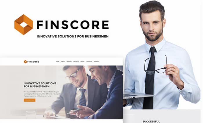 Finscore - Consulting Responsive WordPress