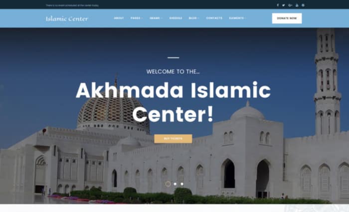 Akhmada - Islamic Center WordPress