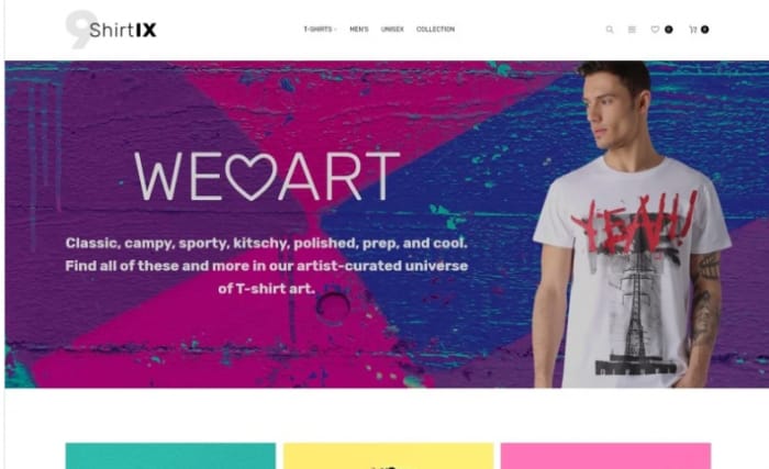 ShirtIX - T-Shirt Shop Responsive Magento Theme