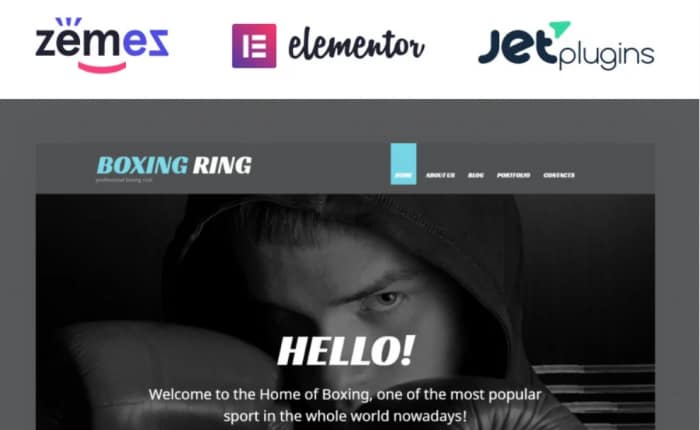 Boxing Responsive WordPress Theme