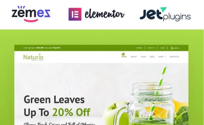 Naturio Food Store Template