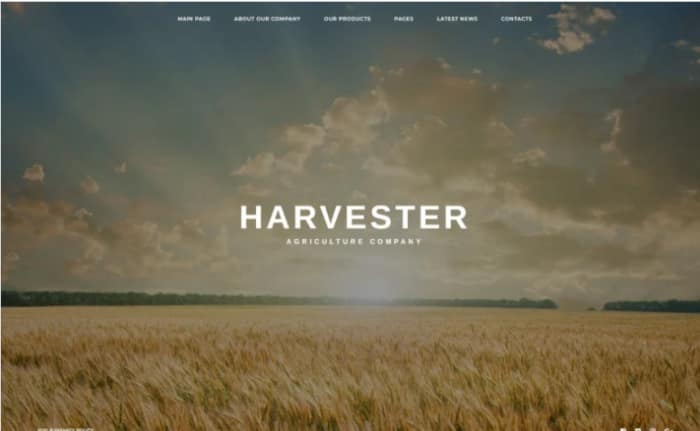Large Picture Agriculture Joomla Template
