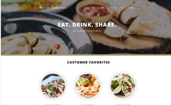 Mexican Restaurant - Mexican Restaurant Elegant Joomla Template